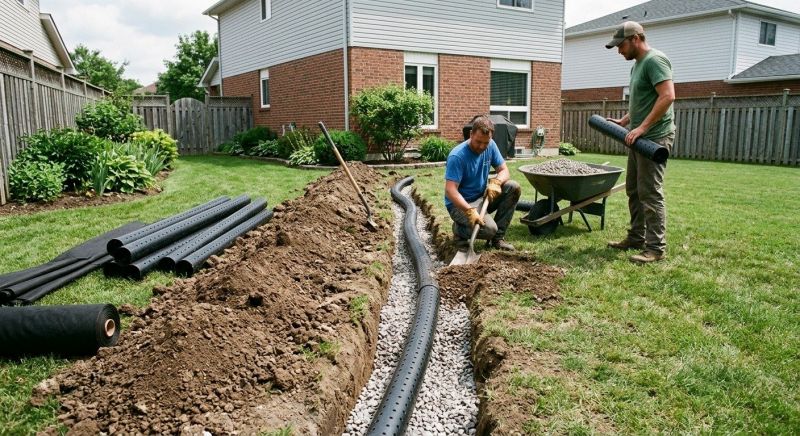 Yard Drain Installation in Tuscaloosa, AL